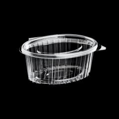 Plastik Oval Sızdırmaz Kap 100 gr. 100 Adet.