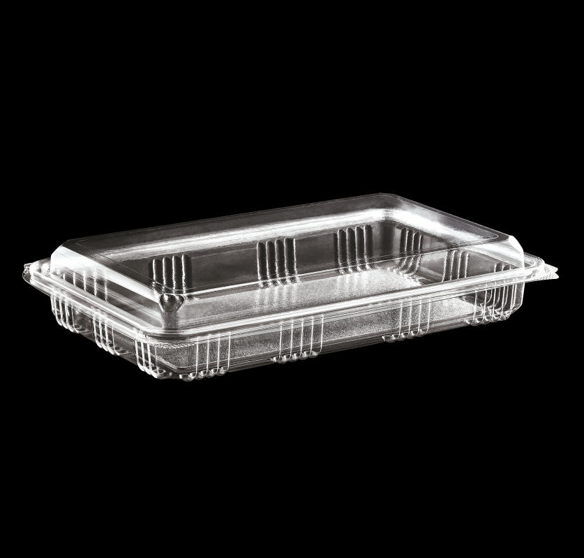 Plastik 500 gr. Baklava / Ekler Kap 100 Adet.