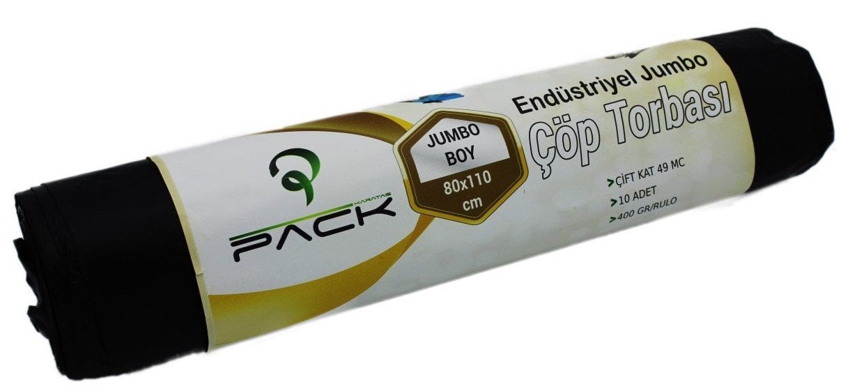 Endüstriye Jumbo Boy 400gr. Çöp Torbası 80x 110