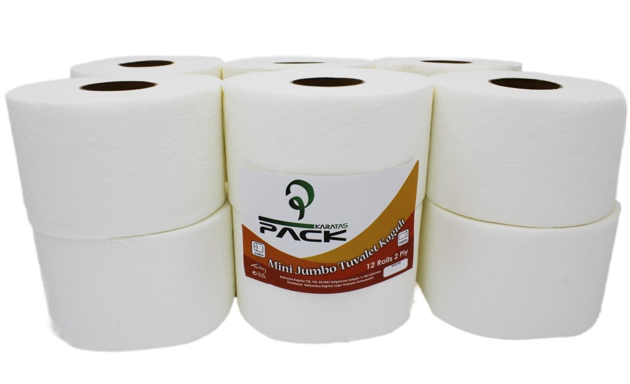 Mini Jumbo Tuvalet Kağıdı 12'li 2,5 Kg.