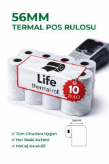 Pos Kağıdı 56.mm Pos Rulo Tüm Cihazlara Uyumlu