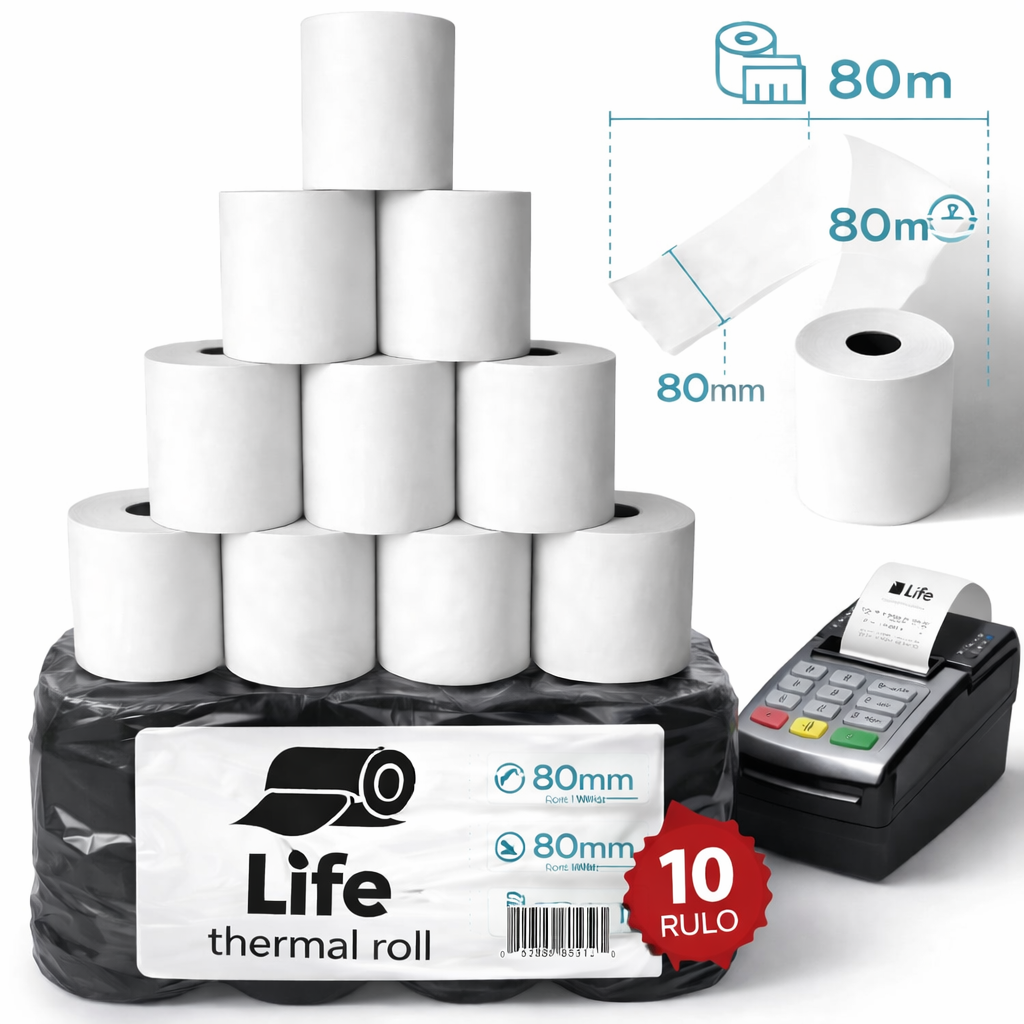 Termal Yazarkasa  Kağıdı 80 mm  Termal Kasa Rulo