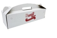 Kutu Lahmacun Saplı Küçük Beyaz 53x73 Cm 100 Adetli