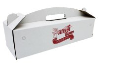 Kutu Lahmacun Saplı Büyük  Beyaz 70x75,5 Cm 100 Adetli