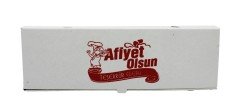 Pide Kutusu Beyaz 420x130x40 mm. 100 Adet