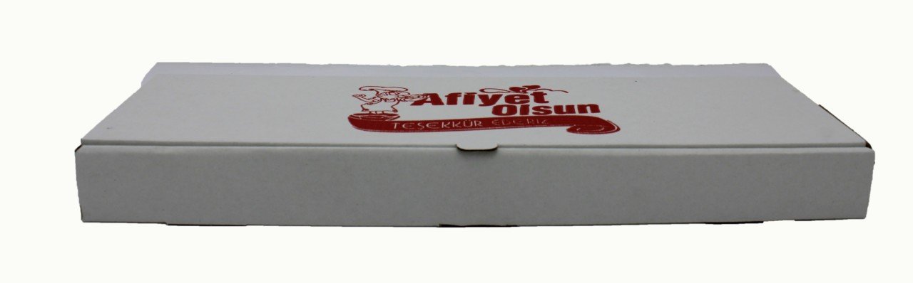 Pide Kutusu Beyaz 420x130x40 mm. 100 Adet