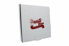 Pizza Kutusu Beyaz 100 Adet 28x28 cm.