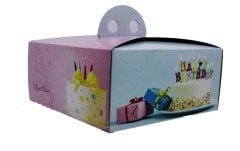 Yaş Pasta Kutusu 2 Numara 100'lü.