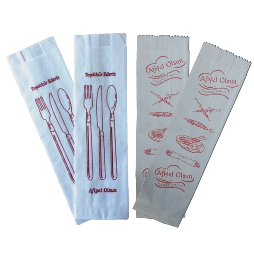 Çatal, Kaşık Seti - Dürüm Kese Kağıdı