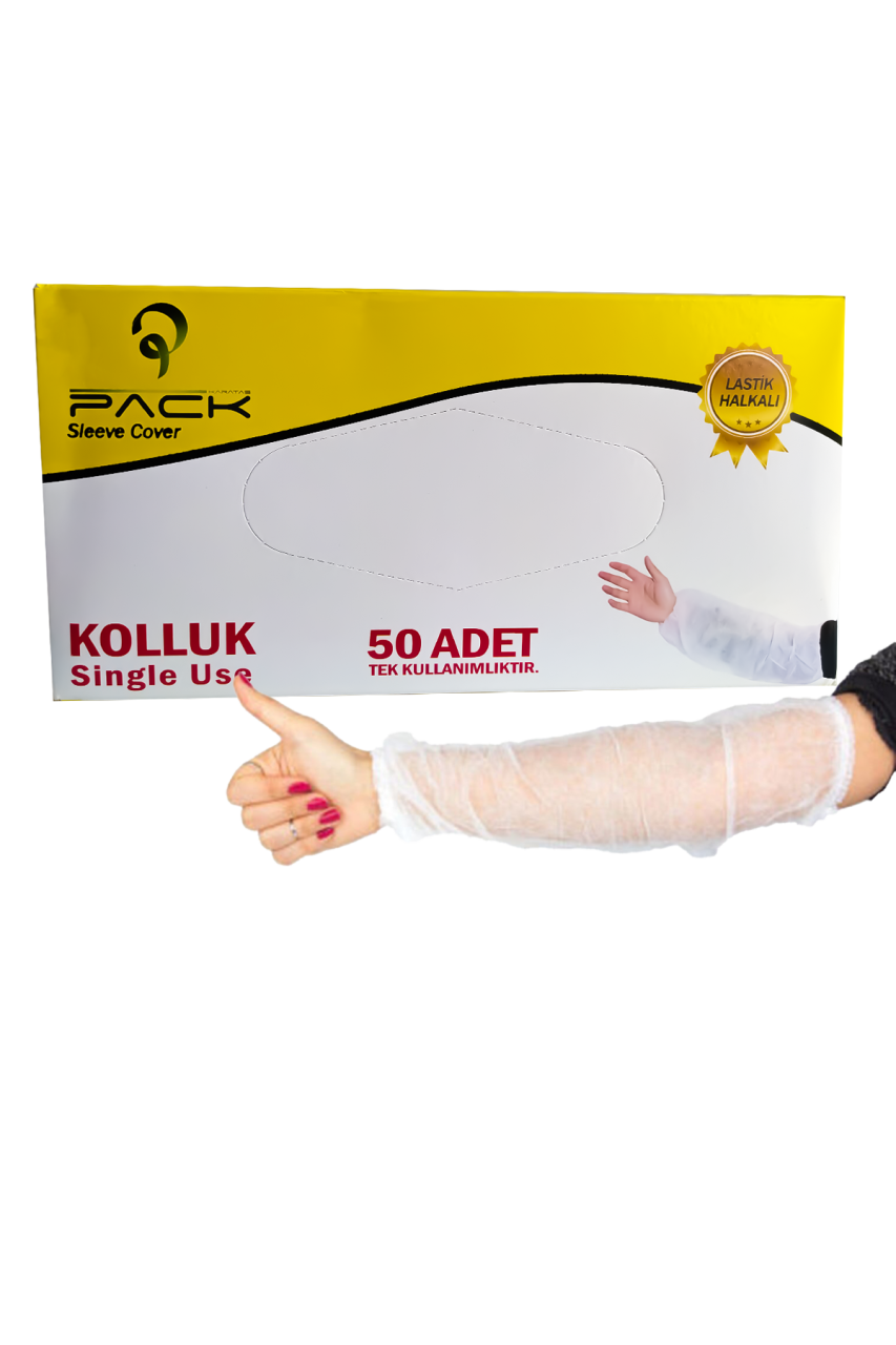 Kutulu KOLLUK Tek Kullanımlık Lastikli 50 Adet