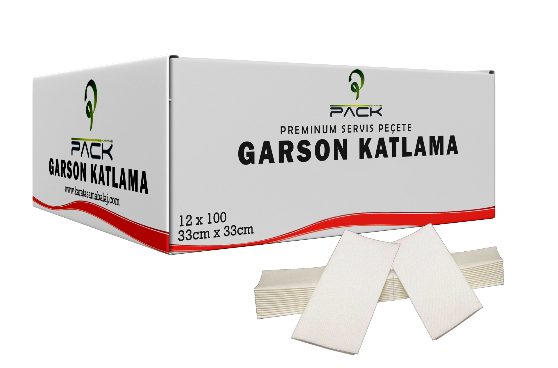 Garson Katlama 33cm x 33cm.