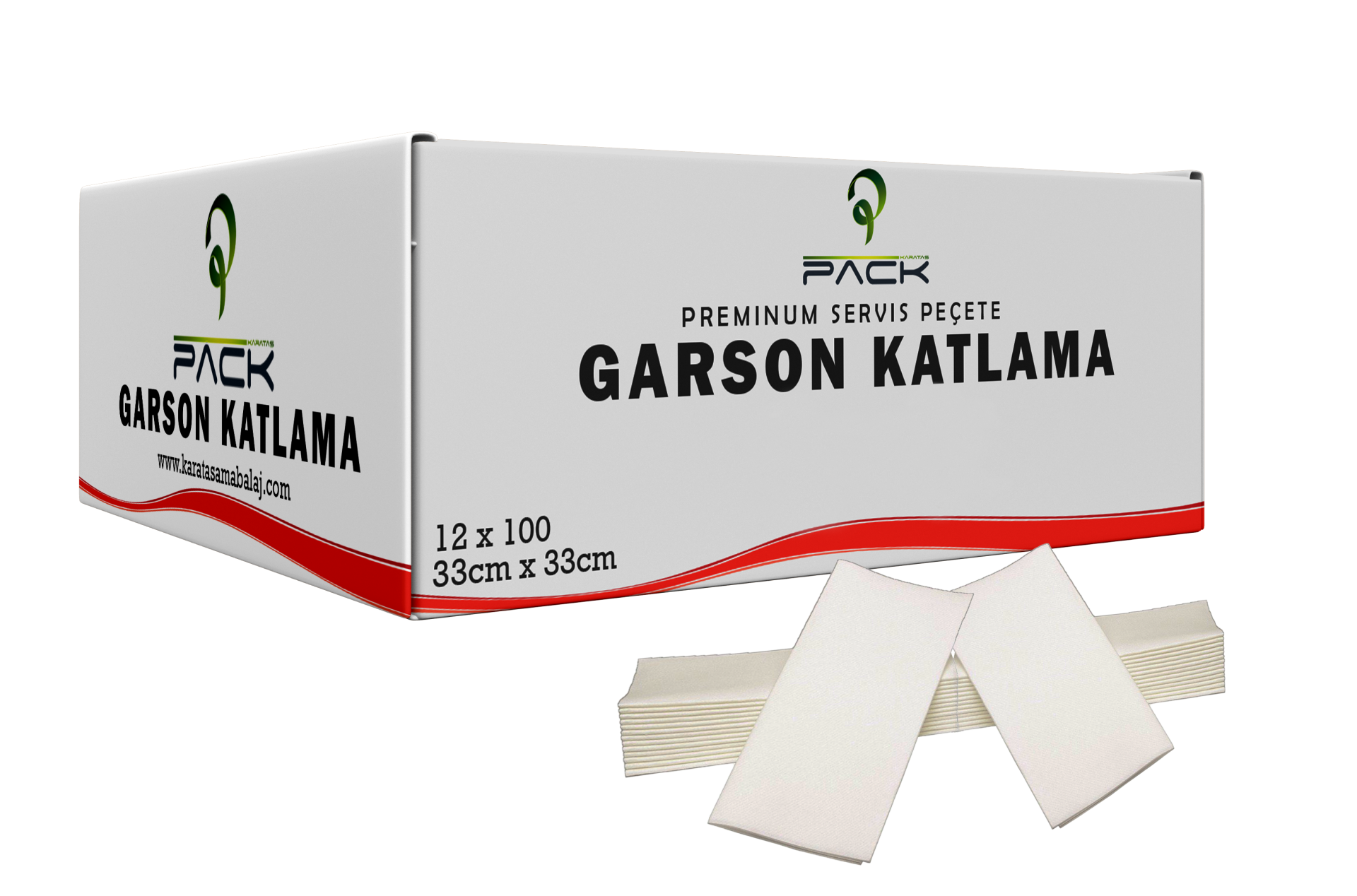 Garson Katlama 33cm x 33cm.