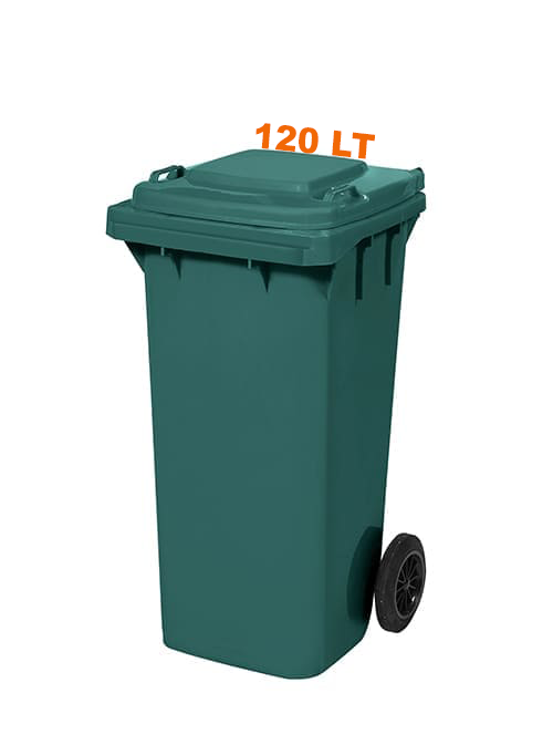 ÇÖP KONTEYNERİ 120 LİTRE, YEŞİL
